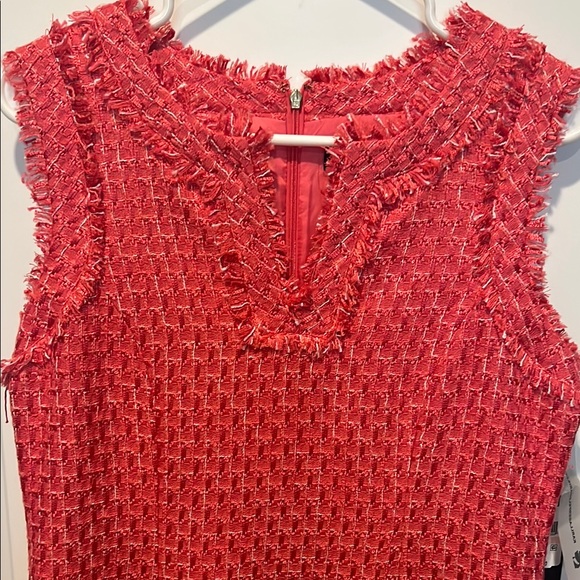 Karl Lagerfeld Salmon Pink Sleeveless Dress- NWT - Picture 7 of 7